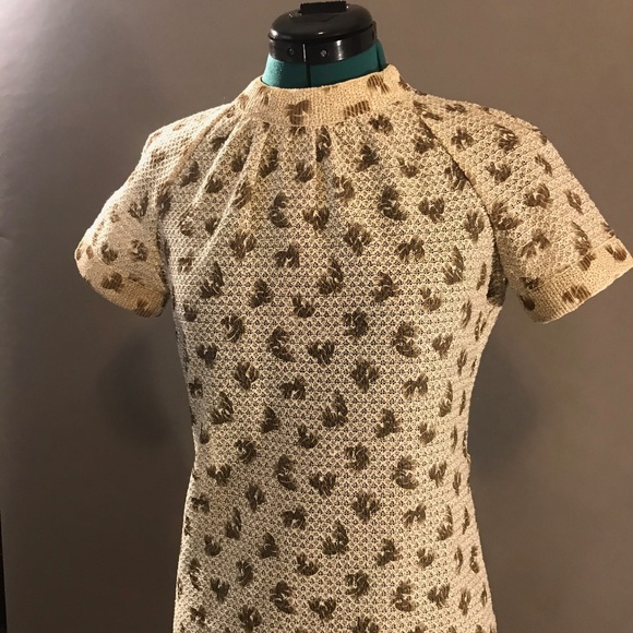 Vintage Keith Adams 60s Mod Shift Dress size 6/8 - Picture 7 of 8